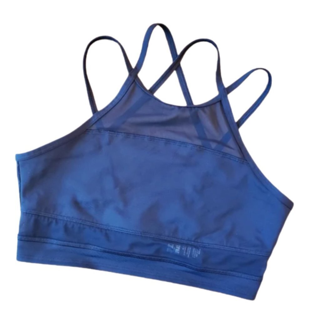 PINK BLACK Mesh Sports Bra Size M